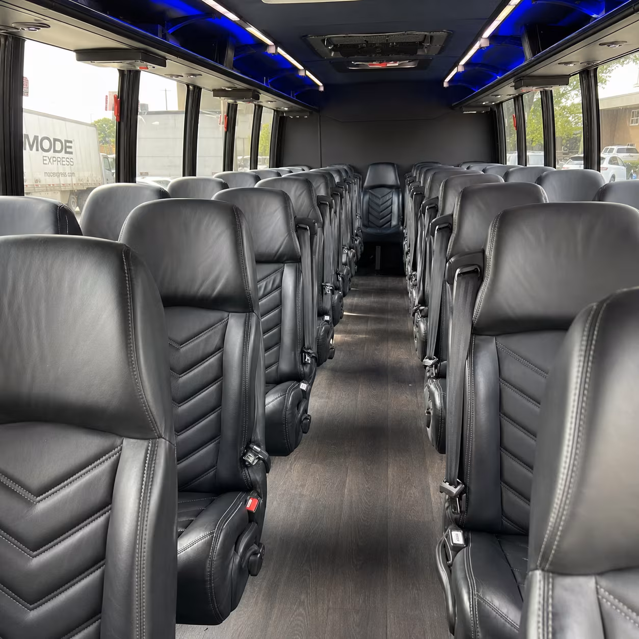 15-35 Passenger Minibus Interior