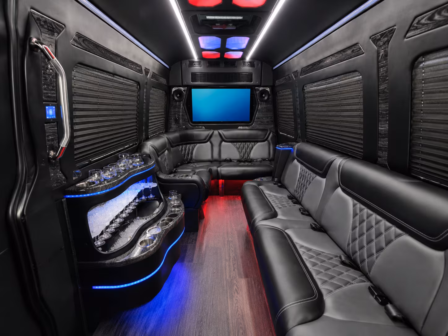 Memphis Corporate Transportation party bus exterior
