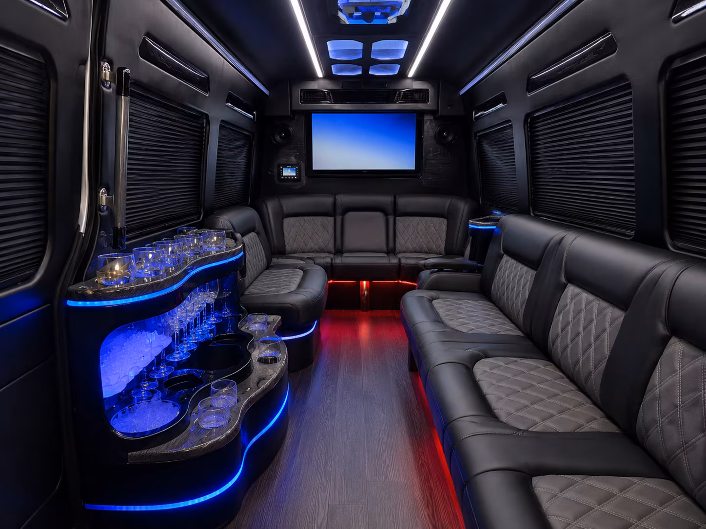 Memphis School Event Transportation party bus exterior