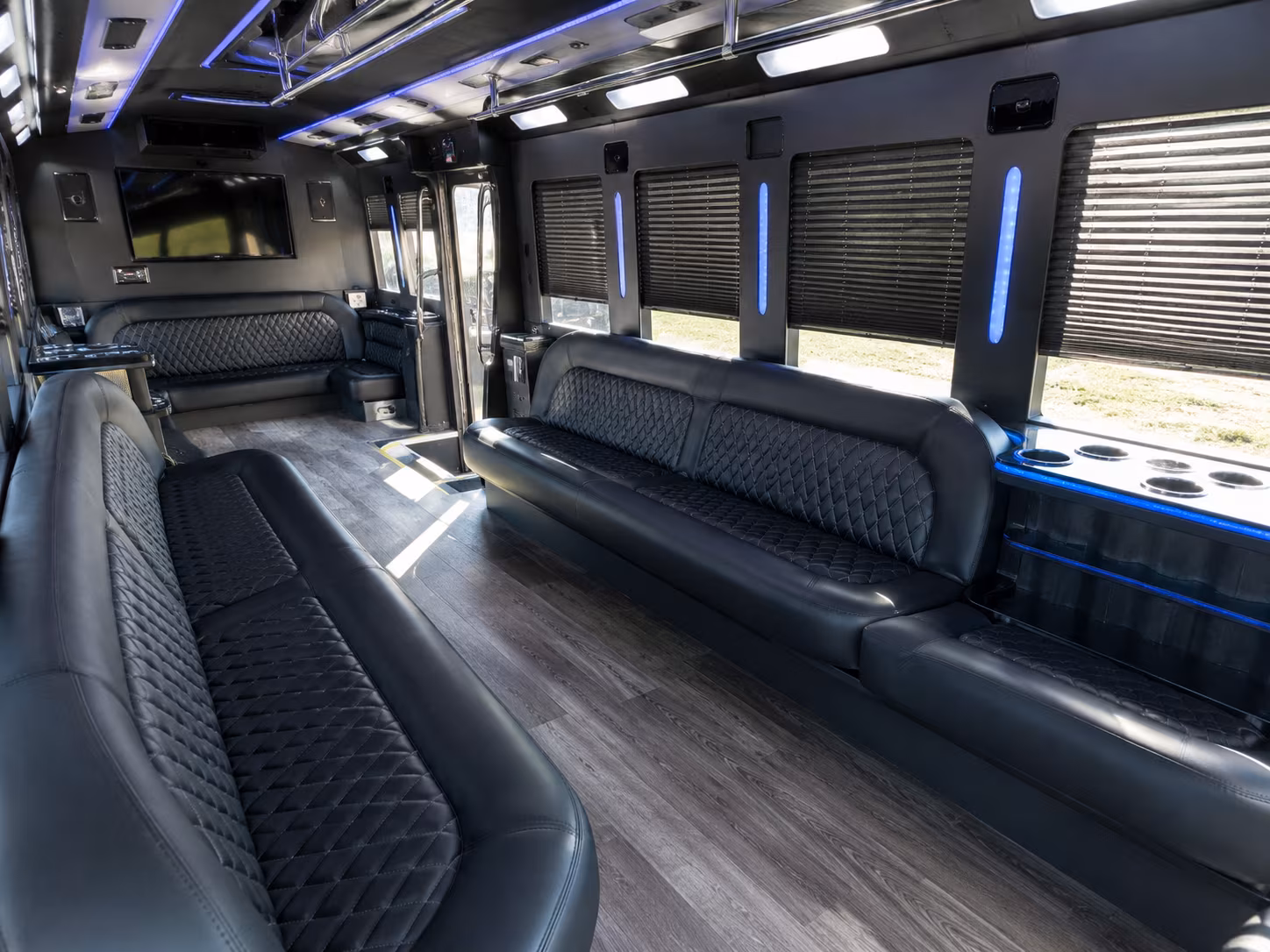 Memphis Sporting Event Transportation party bus exterior