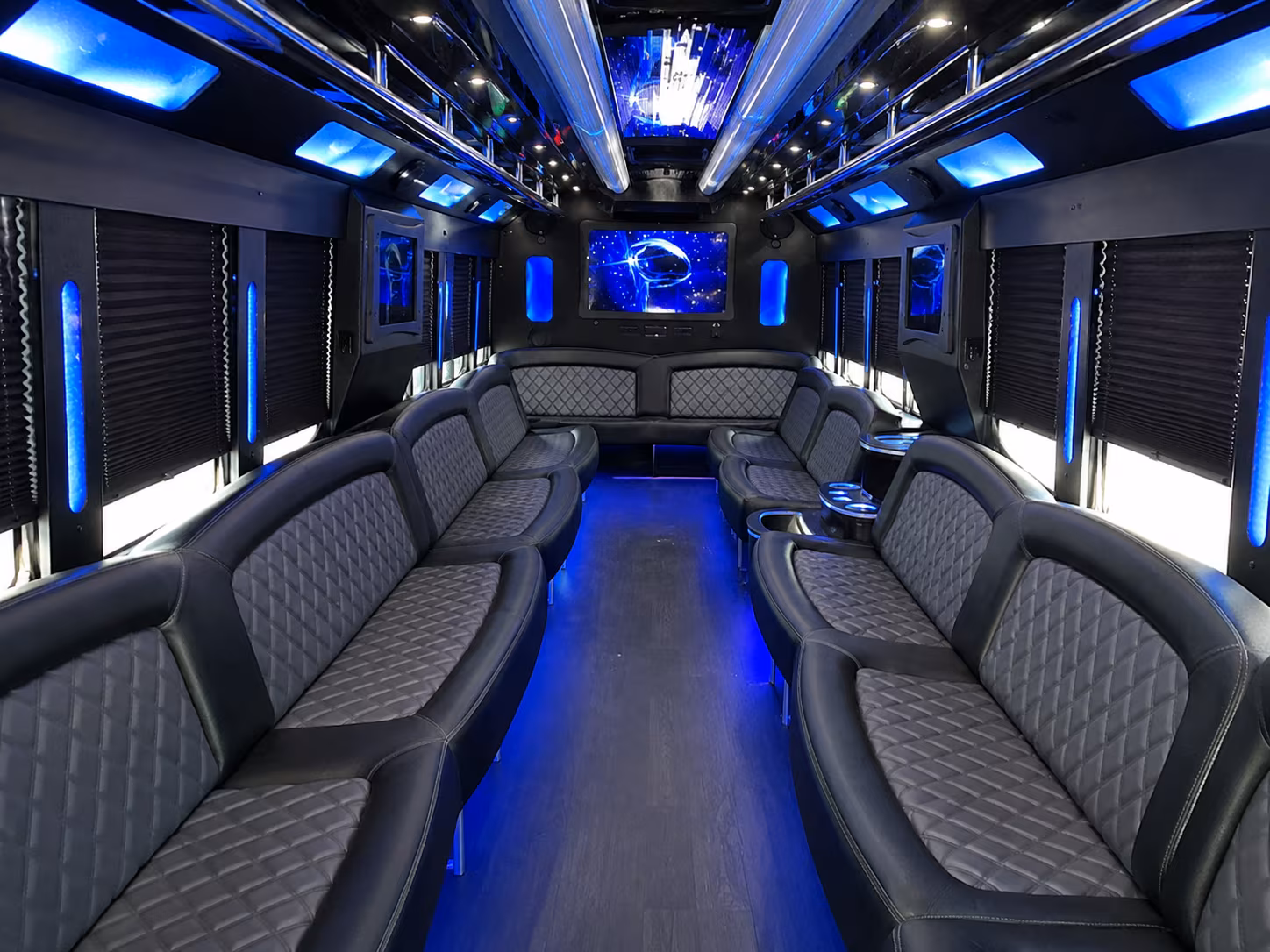 Memphis Sporting Event Transportation onboard seating