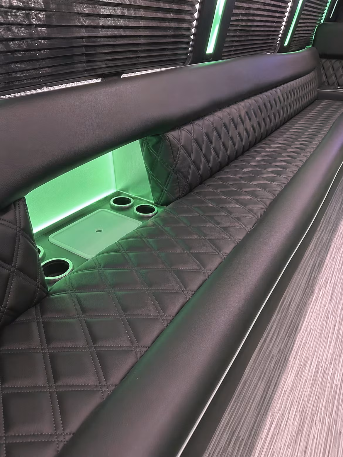 Memphis Wedding Transportation party bus interior