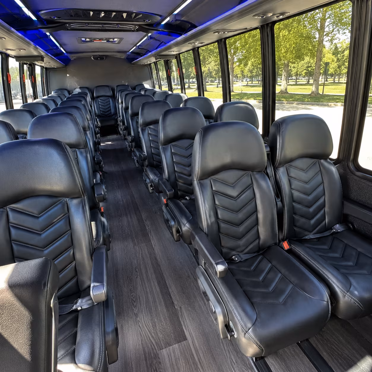 15-35 Passenger Minibus Inside