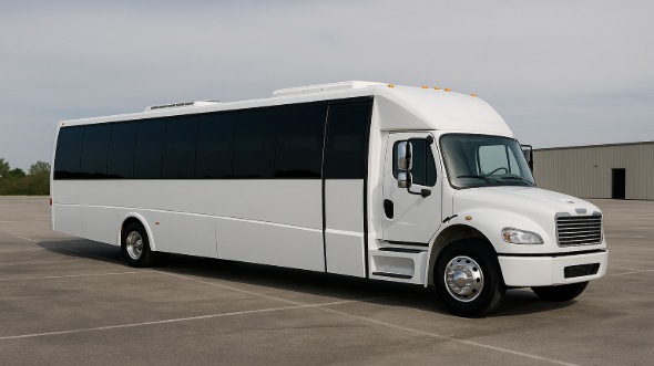 Exterior of Charter Bus Company Jackson's 20 Passenger Party Bus in Jackson
