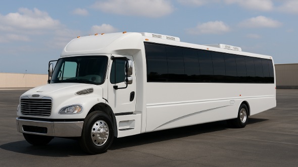 Exterior of Charter Bus Company Little Rock's 30 Passenger Party Bus in Little Rock