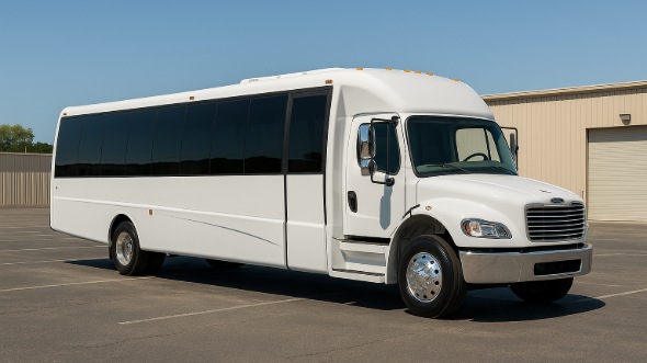 Exterior of Charter Bus Company Nashville's 30 Passenger Party Bus in Nashville