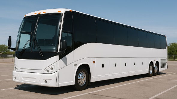 Exterior of Charter Bus Company Clarksville's 40 Passenger Party Bus in Clarksville