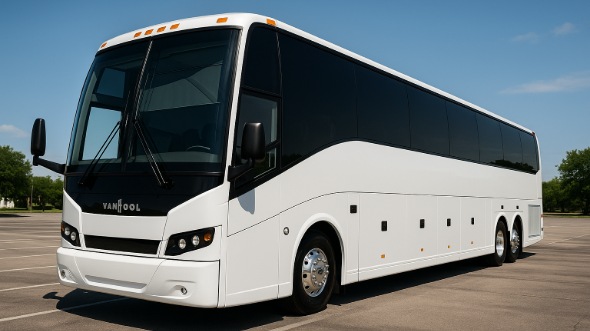 Exterior of Charter Bus Company Jonesboro's 40 Passenger Party Bus in Jonesboro