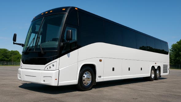 Exterior of Charter Bus Company Murfreesboro's 40 Passenger Party Bus in Murfreesboro