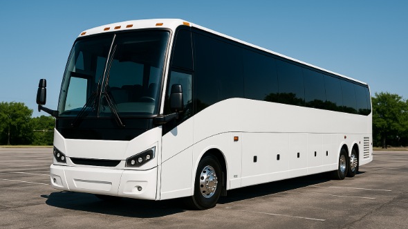 Exterior of Charter Bus Company Memphis's 44 Passenger Charter Bus in Memphis