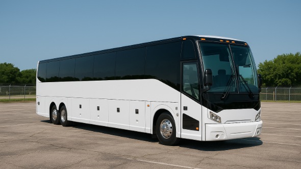 Exterior of Charter Bus Company Collierville's 50 Passenger Party Bus in Collierville