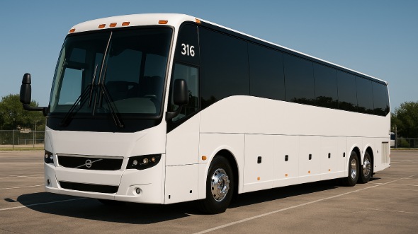 Exterior of Charter Bus Company Franklin's 50 Passenger Party Bus in Franklin