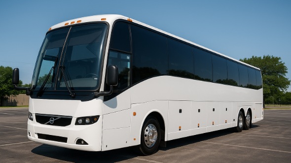 Exterior of Charter Bus Company Southaven's 50 Passenger Party Bus in Southaven