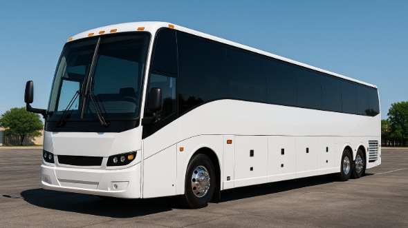 Exterior of Charter Bus Company Memphis's 51 Passenger Charter Bus in Memphis